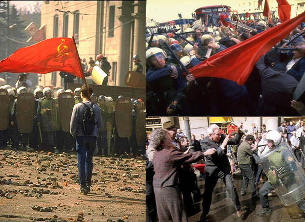 Кровавый 1993. Первомайский митинг 1993. Чёрный октябрь 1993.